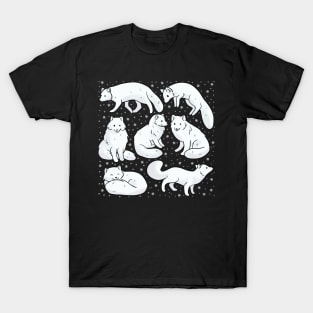 Cute arctic fox illustration T-Shirt